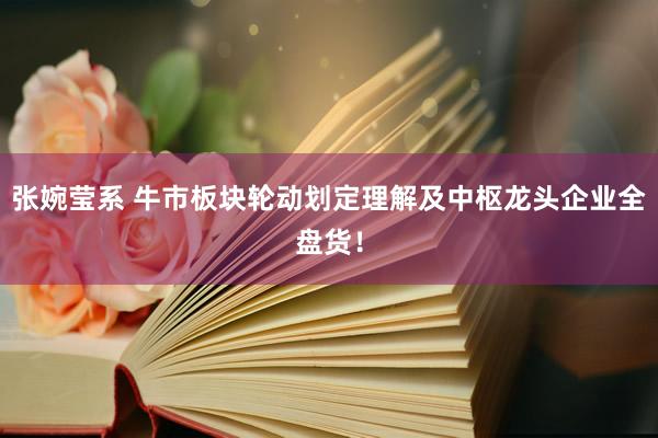 张婉莹系 牛市板块轮动划定理解及中枢龙头企业全盘货！