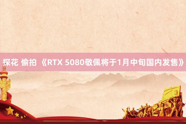 探花 偷拍 《RTX 5080敬佩将于1月中旬国内发售》