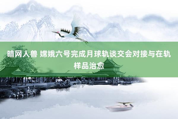 暗网人兽 嫦娥六号完成月球轨谈交会对接与在轨样品治愈