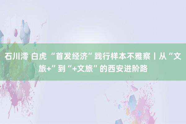 石川澪 白虎 “首发经济”践行样本不雅察丨从“文旅+”到“+文旅”的西安进阶路