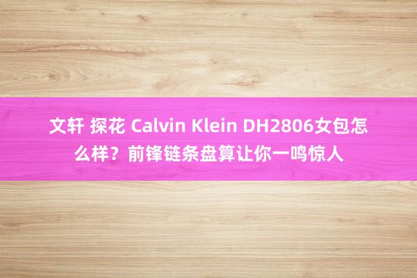 文轩 探花 Calvin Klein DH2806女包怎么样？前锋链条盘算让你一鸣惊人
