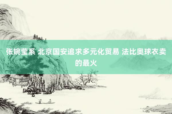 张婉莹系 北京国安追求多元化贸易 法比奥球衣卖的最火